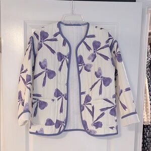 Boutique Bow Quilted Jacket